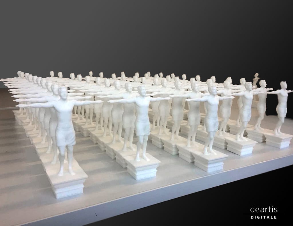 PRODUZIONE GADGET PERSONALIZZATI MODELLAZIONE 3D DA LOGO LOGO 3D STAMPA 3D SLS PRODUZIONE STATUINE NYLON
