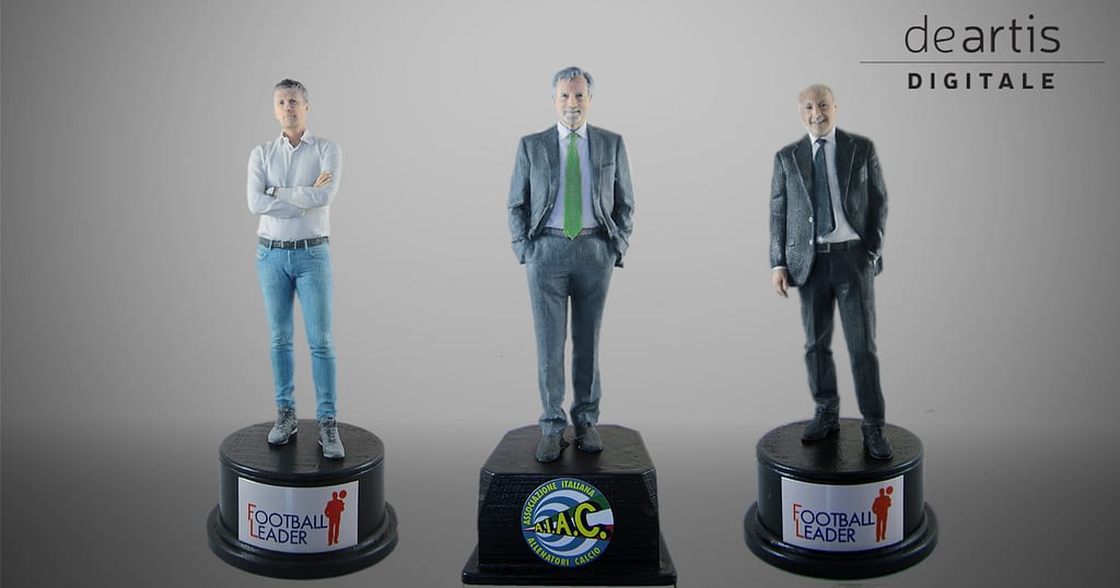 TROFEO FOOTBALL LEADER - STATUINE A COLORI STAMPA 3D FDM(PER BASETTA), STAMPA 3D CJP A COLORI